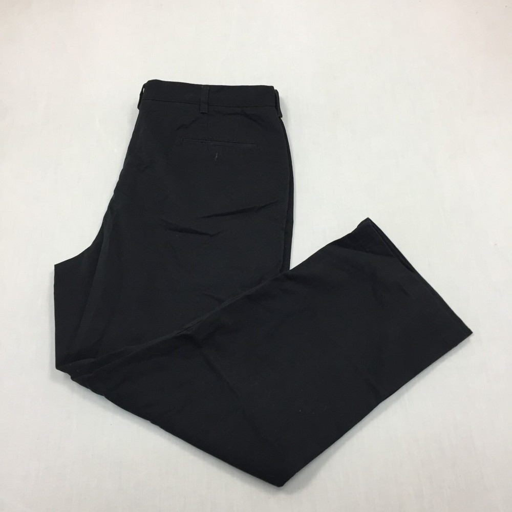 Dockers Chino Trousers Cotton Pants Straight Fit Mens Size 40W 30L Black