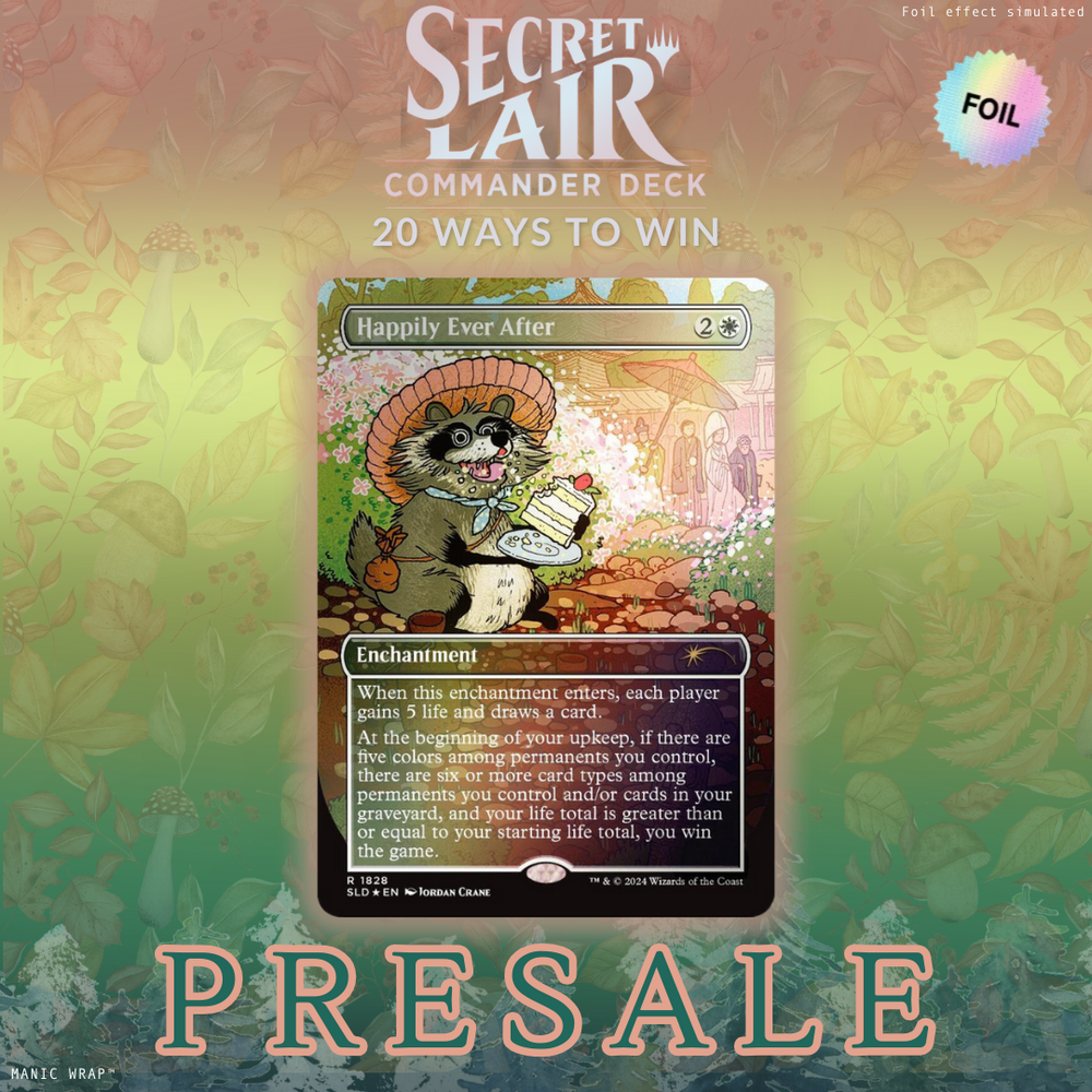 PRESALE Happily Ever After #1828🌈FOIL MTG SECRET LAIR Commander 20 Ways to Win-image