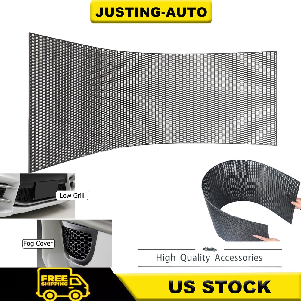40x120cm Universal Honeycomb Black Plastic vent car tuning racing Grill Mesh US
