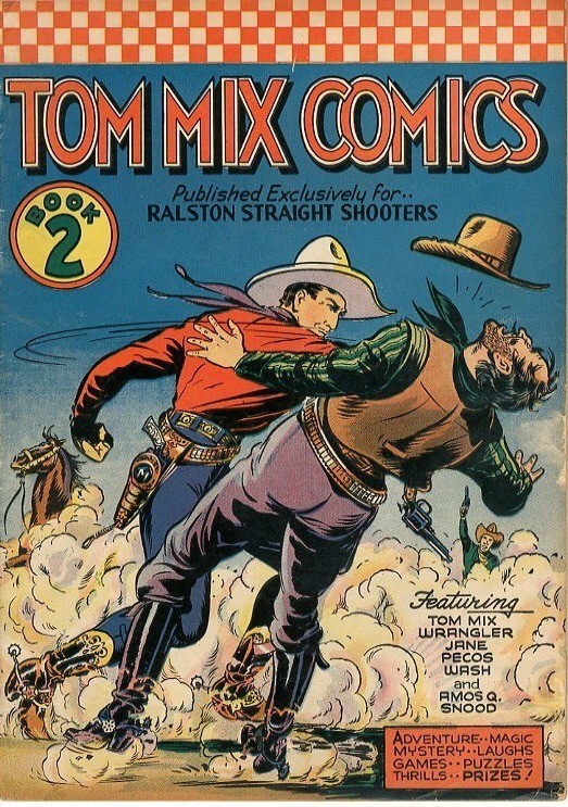 Tom Mix Comics  # 2   GOOD    1940   Coupon clipped back cover, looks better-image