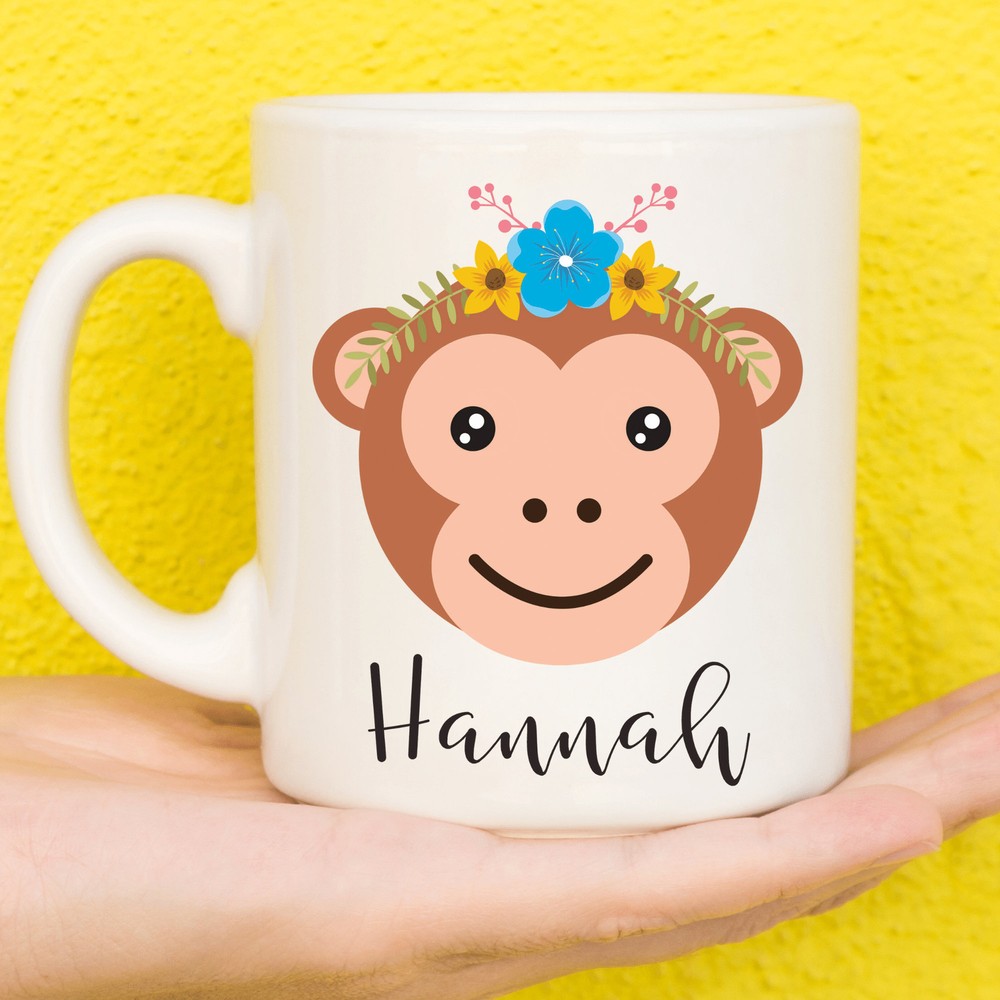 Monkey Gifts Gifts For Monkey Lovers Personalised Mugs Custom Mug Personalised