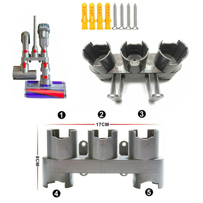 Dyson V7 V8 V10 Wall Mount Organizer Space-Saving Bracket Holder  
