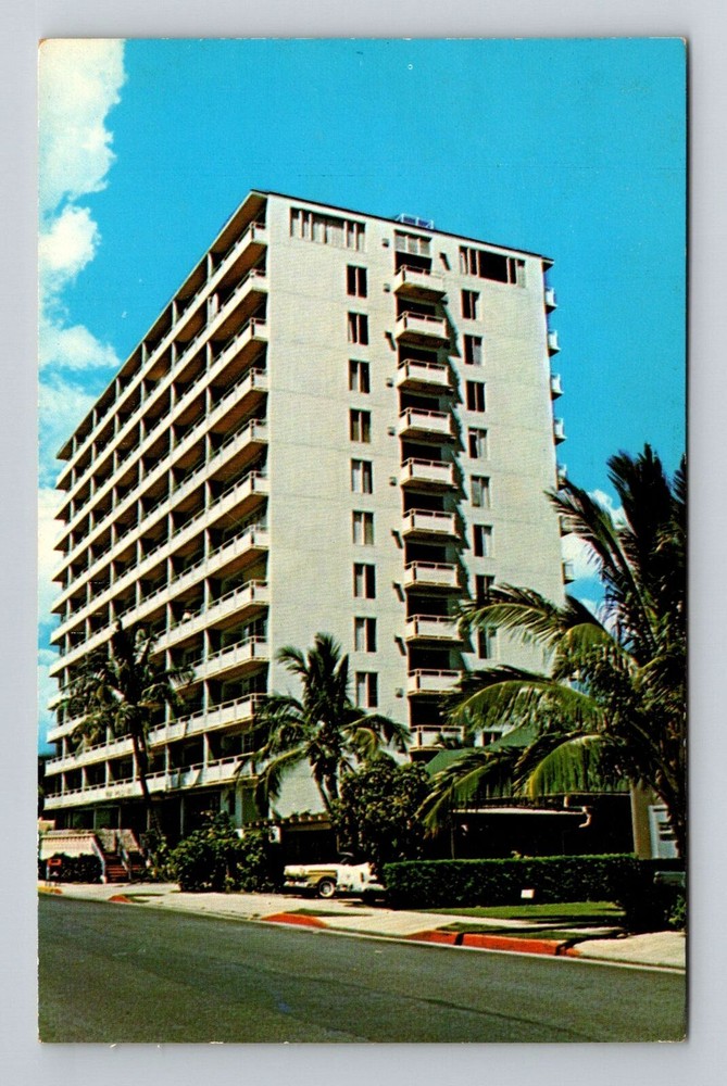 Waikiki HI-Hawaii, The Rosalei LTD, Advertising, Vintage Postcard