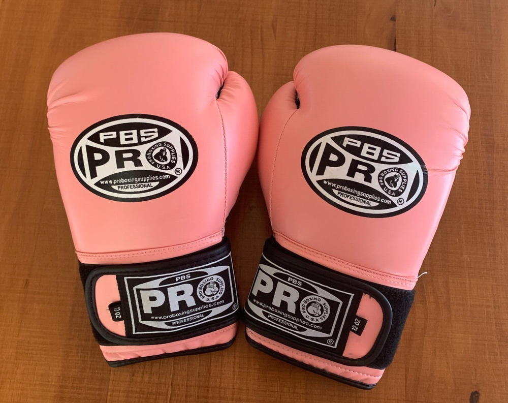 PBS PRO 12 Oz. - Boxing, MMA, Pink, Training Gloves