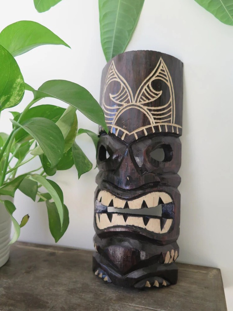 Hawaii Hand Made Carved Wooden 12