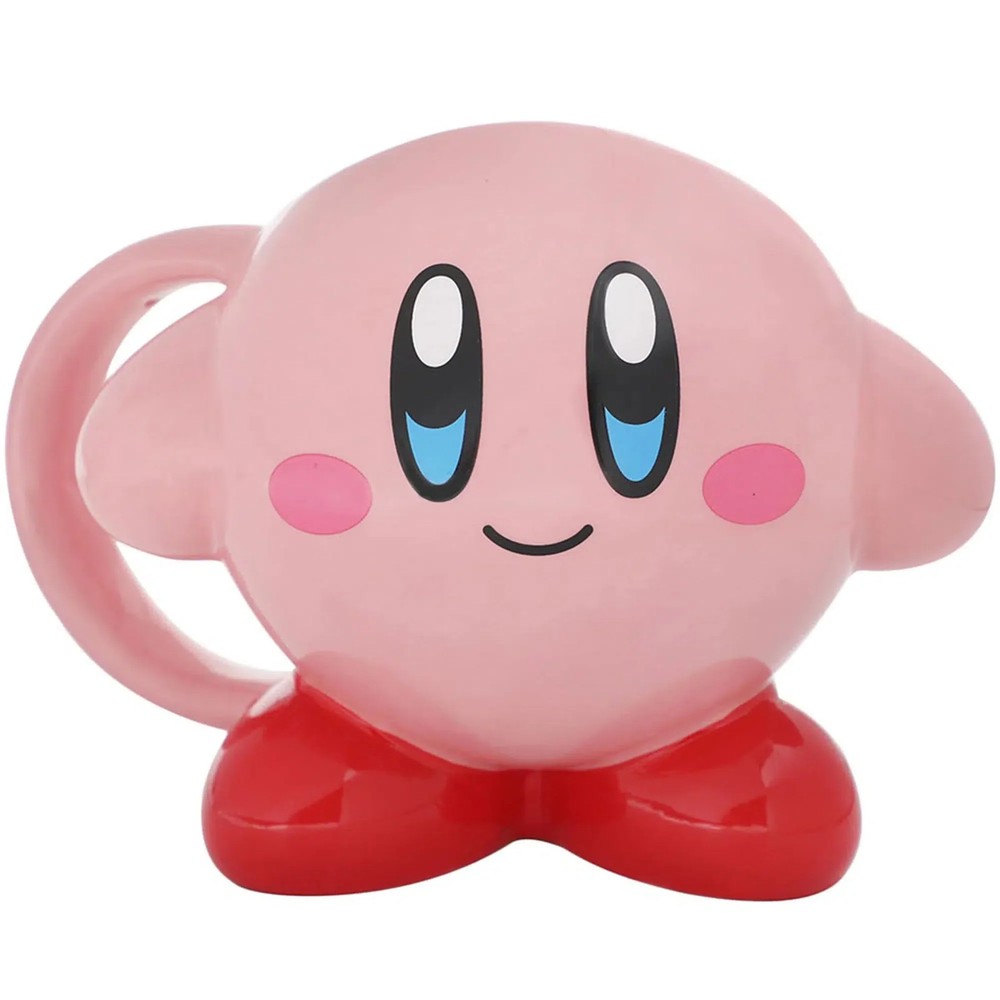 Kirby - Smiling Kirby Sculpted Mug (Ceramic, 16 oz.) - Bioworld