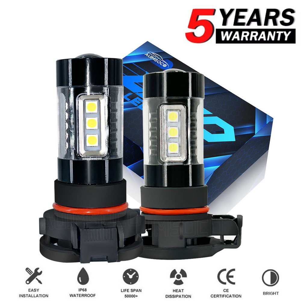 6000K 5202 LED Fog Light Bulb For GMC Sierra 1500 2500 3500 07-15 Yukon XL 07-13