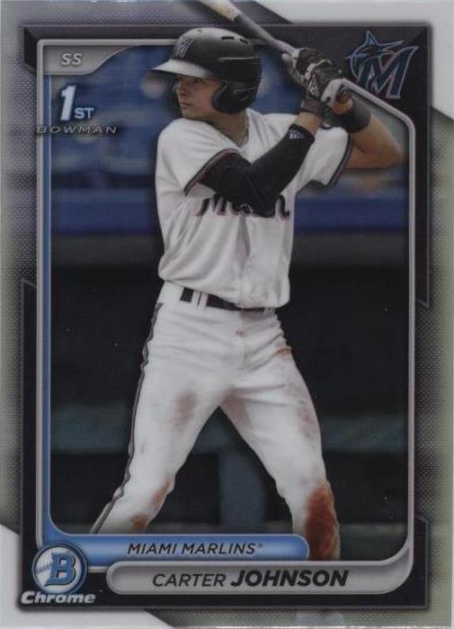 2024 Bowman Draft - Chrome Refractor #BDC-12 Carter Johnson (RC)