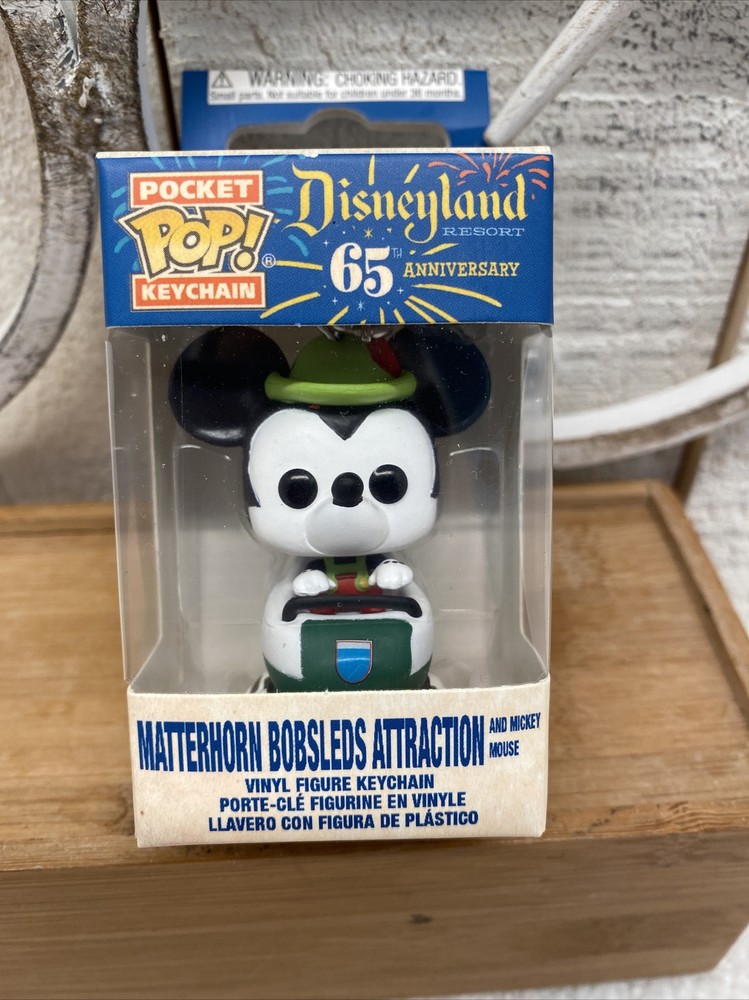 Funko Pop Keychain Disneyland 65th Anniversary Matterhorn Bobsleds Ride New in Box