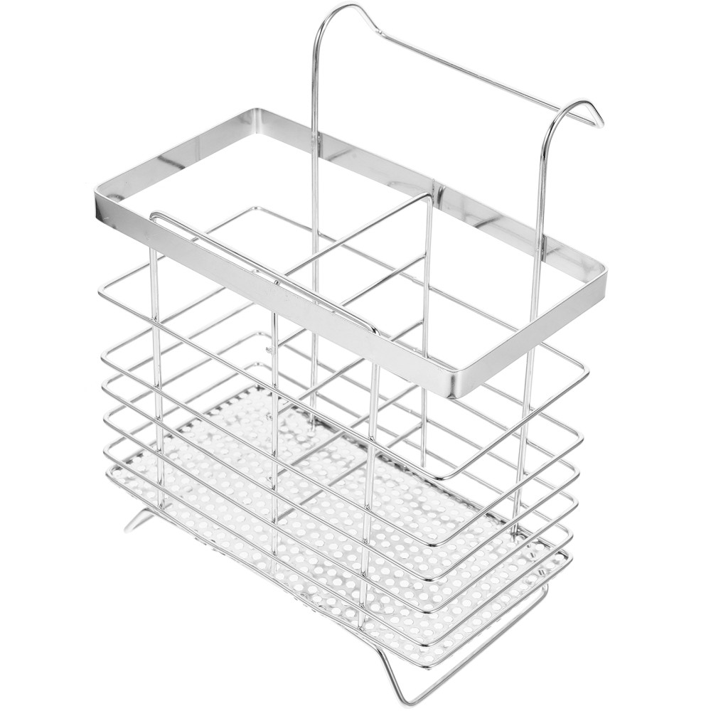 Stainless Steel Chopstick Holder Rack with Drain for Drying Utensils