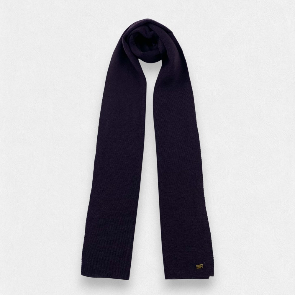 Sonia Rykiel Scarf Muffler Neck Wrap Scarf Wool Unisex Scarves