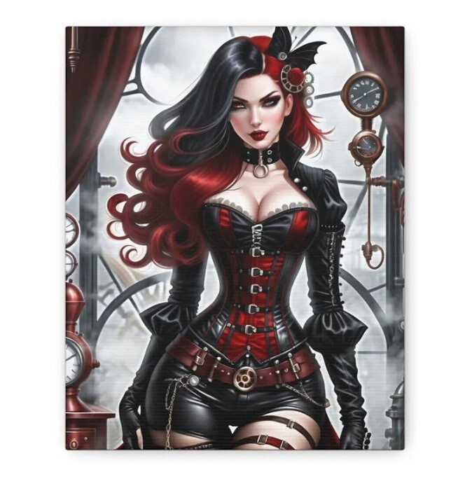 Steampunk Mave Wall Art for Fantasy Home Decor Enthusiasts