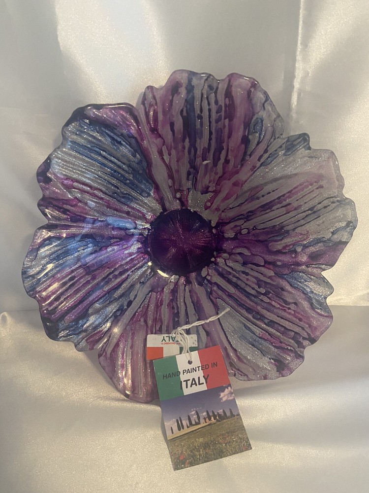 Hand-painted Italian decorative dish brand new with tags