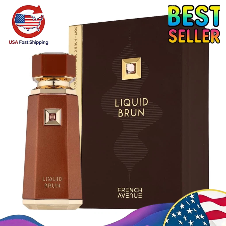Liquid Brun French Avenue by Fragrance 3.4 oz / 100 ml World EDP Eau De Parfum
