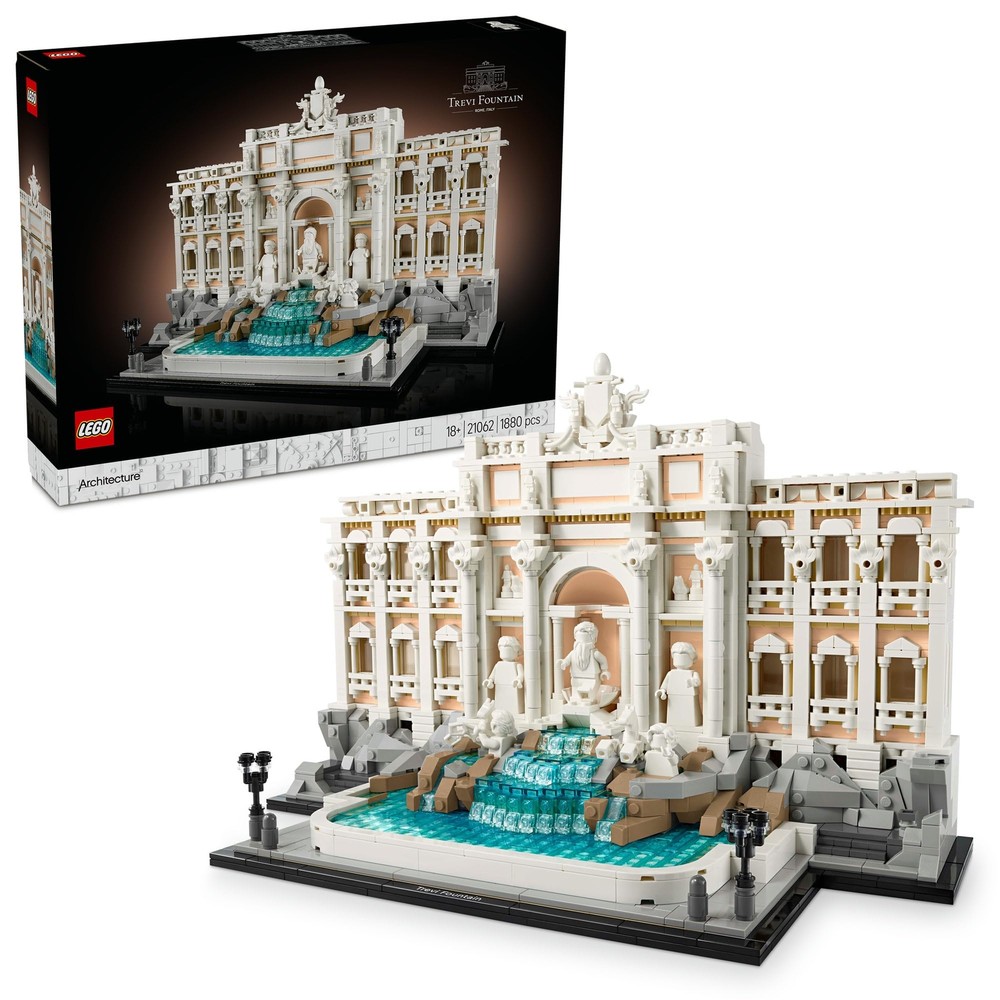 Lego Architecture Trevi Fountain Building Set 1880 Pieces New