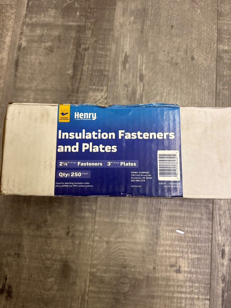 Insulation Fasteners And Plates 2.25” Fasteners / 3” Plates (250 Pieces)