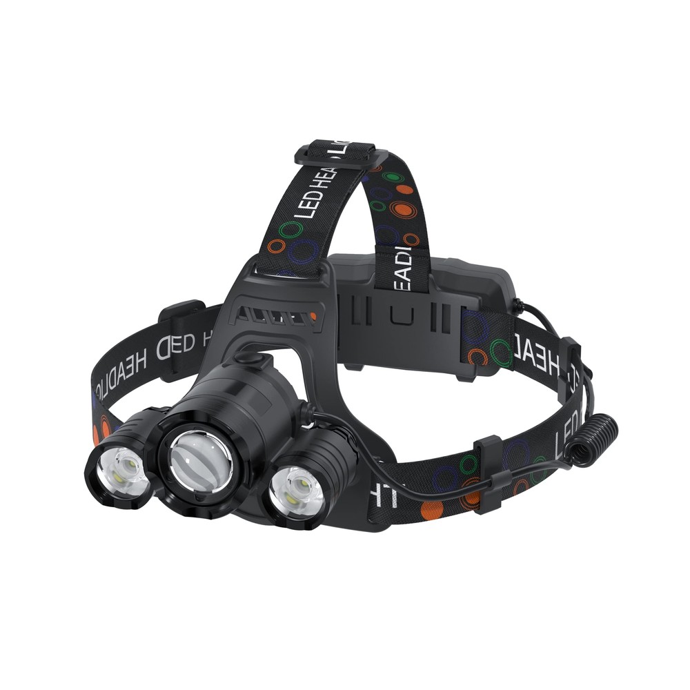 Headlamp Rechargeable 6000 Lumens Super Brightest 4 Modes Head Lamp for Adult...