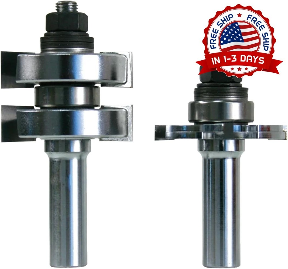 Fresa de ranura y lengüeta ajustable para carpintería y puertas de gabinetes US