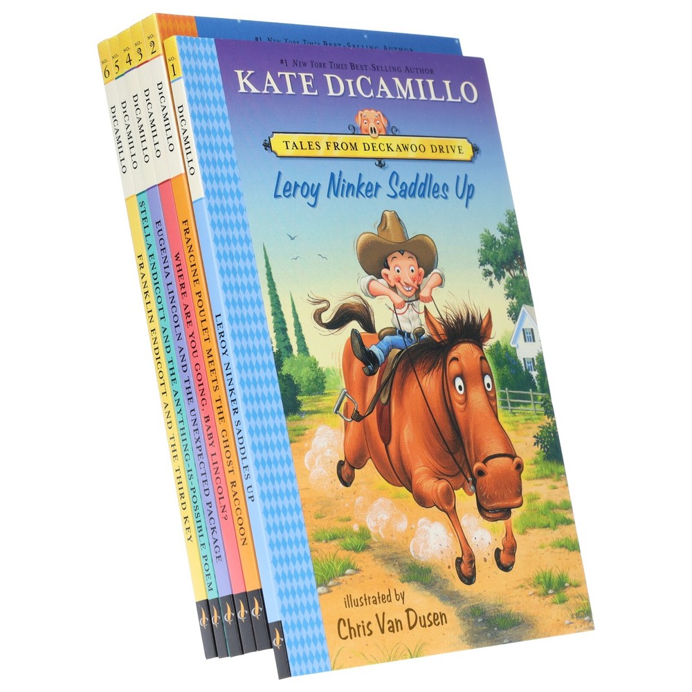Tales from Deckawoo Drive Series By Kate DiCamillo: 6 Books Set -  Ages 6-9 - PB