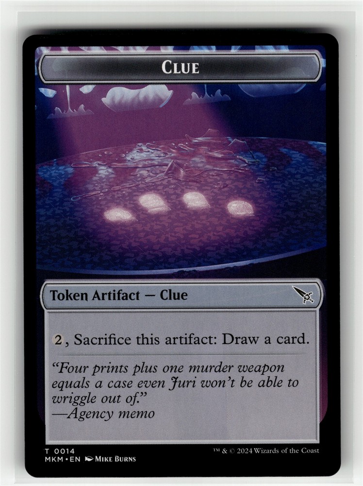 CLUE (0014) // A 0041 DOUBLE-SIDE Murders at Karlov Manor #14//41 MKM(NM+)(MTG)