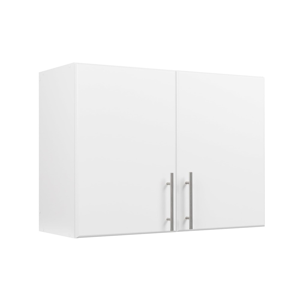 White Cabinet: Elite Wall Cabinet, WEW-3224 Garage Cabinet with Storage Shelf...