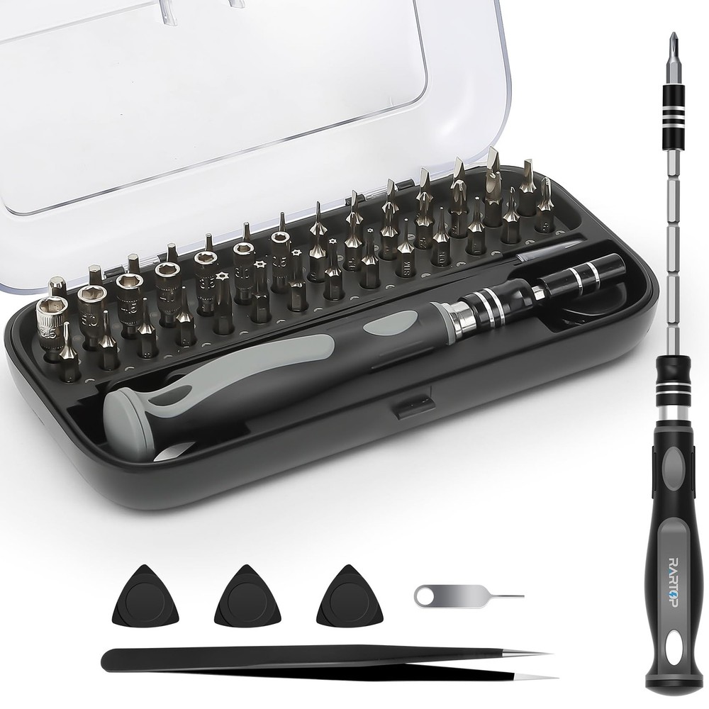 48-in-1 Magnetic Precision Screwdriver Set with Small Bits for Electronics Repair