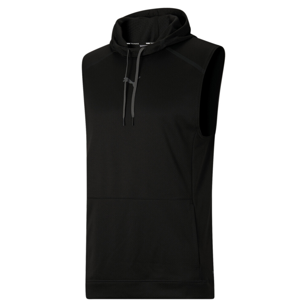 Puma Train Tech Knit Sleeveless Pullover Hoodie Mens Size S  Casual Outerwear 52
