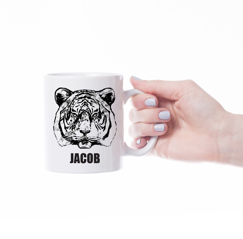 Tiger Mug Tiger Gift Custom Tiger Mug Tiger Coffee Mug Tiger Coffee Cup Tiger