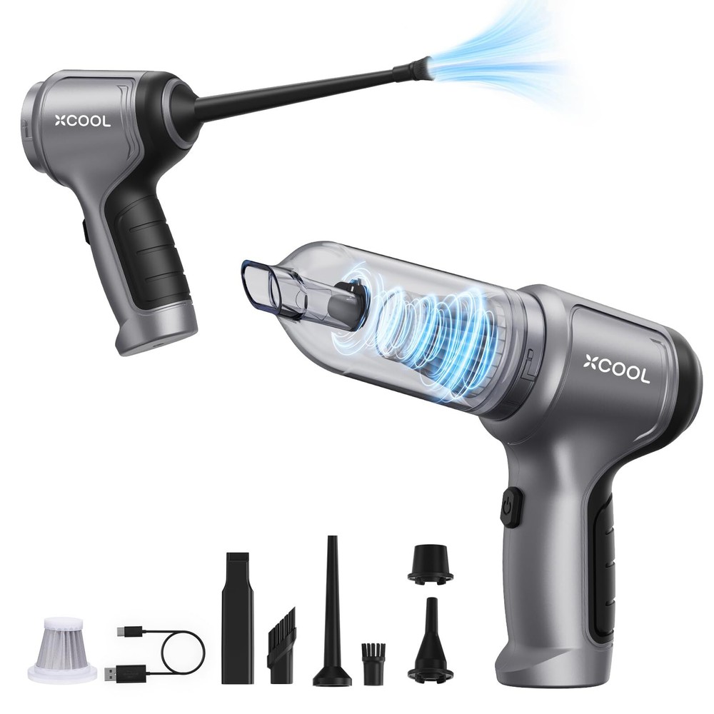 Cordless Handheld Vacuum Cleaner 12000PA High-Power Compact Car Vacuum