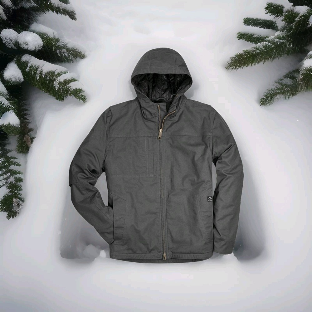 DRI DUCK Yukon Flex Power Move Hooded Jacket in Gray XL