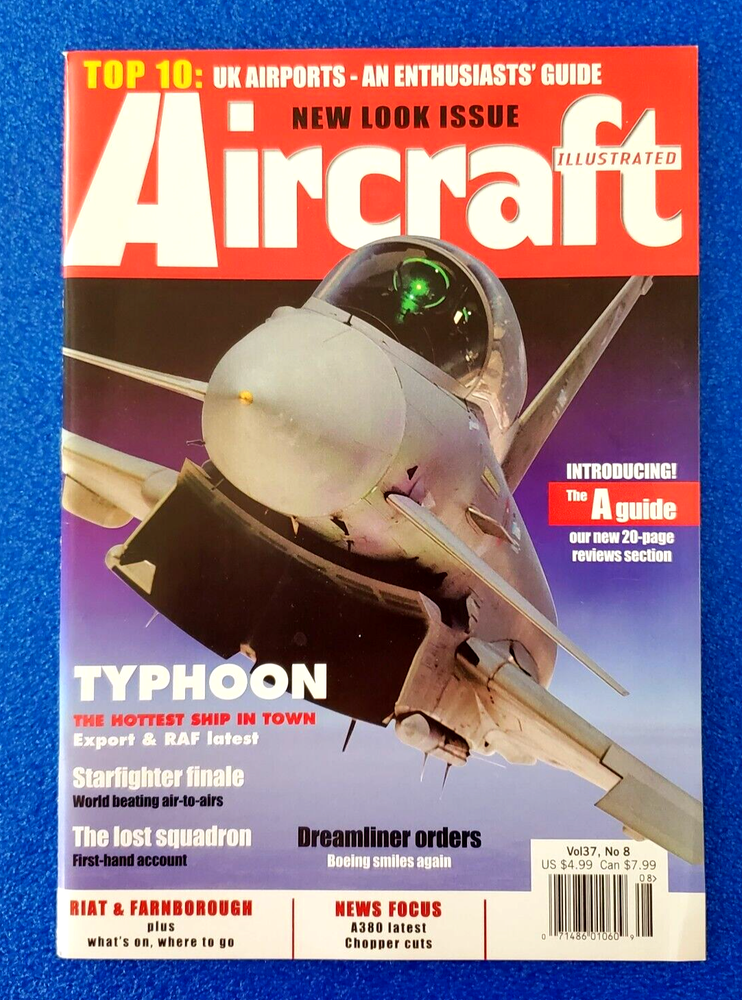 NEW LOOK ISSUE AIRCRAFT ILLUSTRATED TYPHOON THE HOTTEST SHIP IN TOWN AUGUST 2004