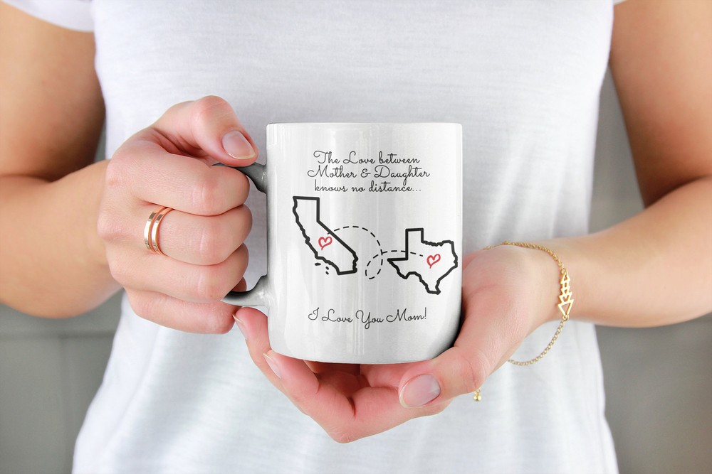 Tazas de café personalizadas para madre hija tazas de café personalizadas para mamá mamá regalos de