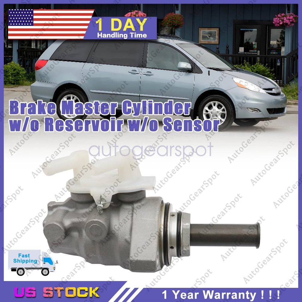 Brake Master Cylinder w/o Reservoir & Sensor Fit Toyota Sienna 2004 2005-2009