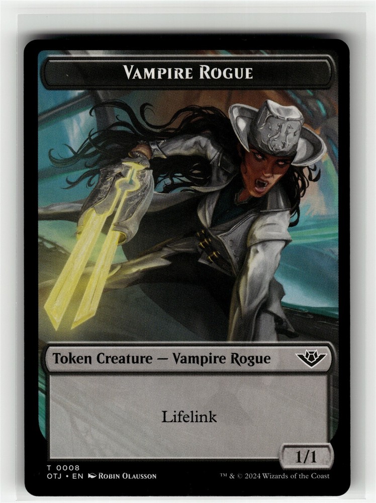 VAMPIRE ROGUE // PLOT DOUBLE-S Outlaws of Thunder Junction #8//20 OTJ(NM+)(MTG)