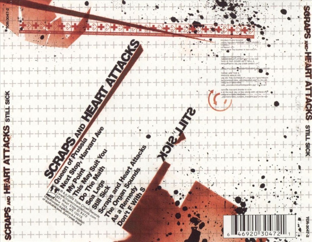 SCRAPS AND HEART ATTACKS STILL SICK NEW CD