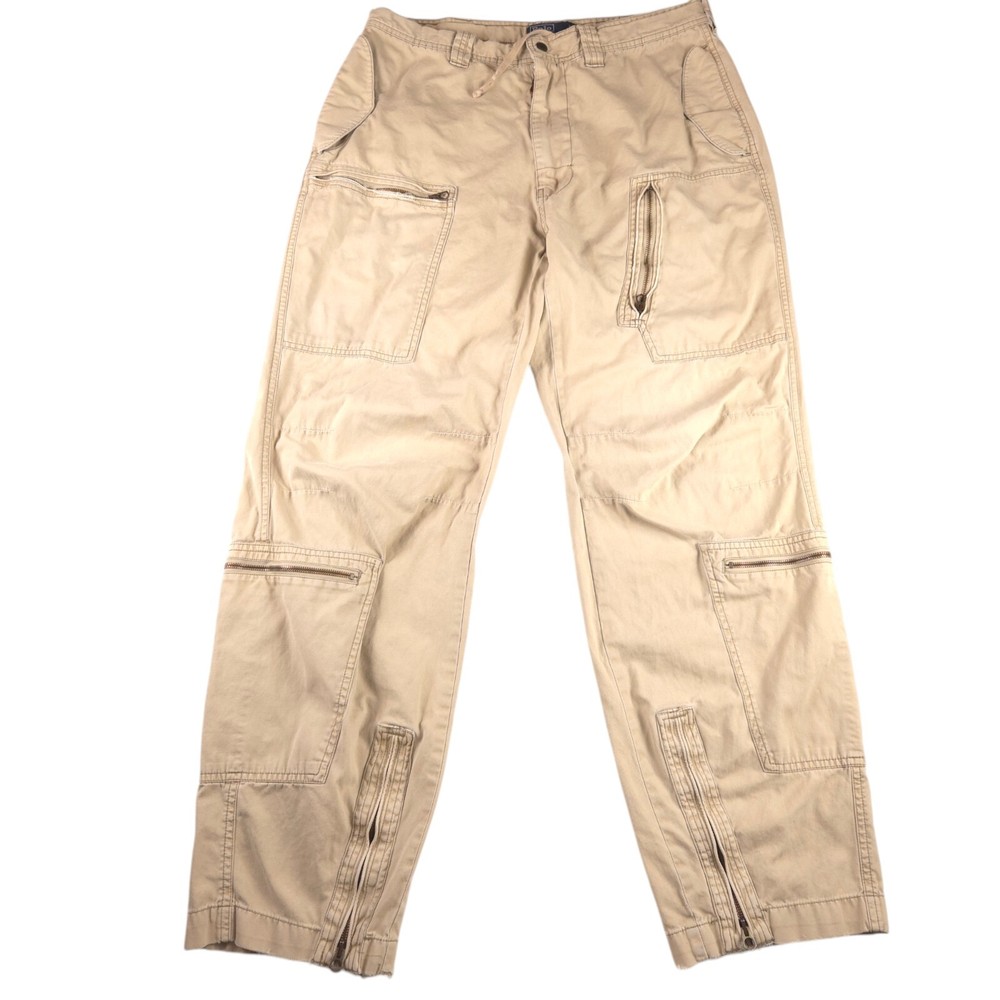 Vtg Polo Ralph Lauren PRL & CO 1967 Cargo Utility Pants Military Mens 34x32