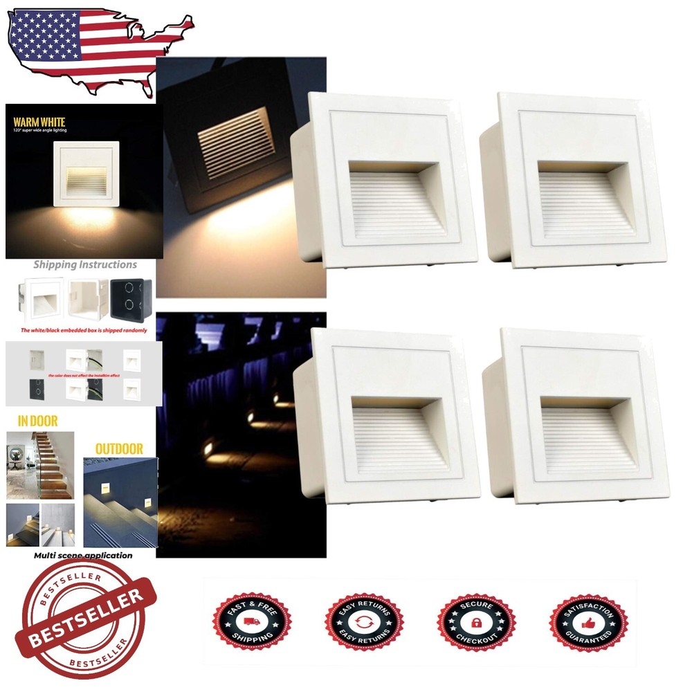 Energy-Saving 3W Aluminum Step Lights with Waterproof Outdoor Design