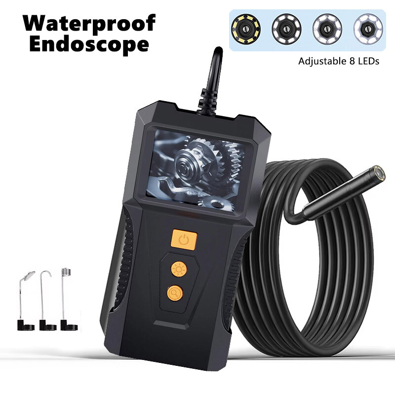 Handheld Portable Video Inspection Snake Camera Endoscope Bore scope IPS Screen