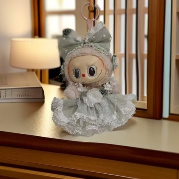 POP MART LABUBU The Monsters Plush Doll Princess Dress Outfit Set Without Toy