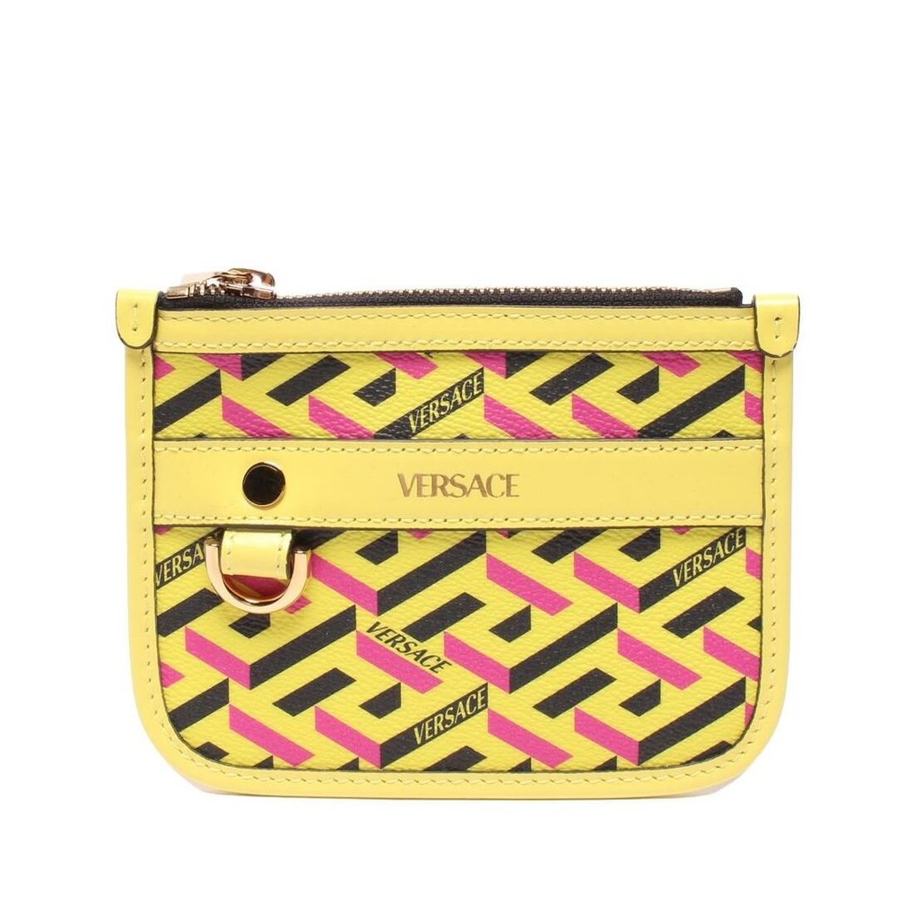 Versace La Greca Multi Mini Modular Pouch with Signature Detailing 070f799