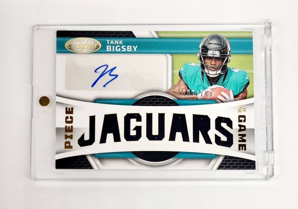 MINT #/ED RPA JERSEY PATCH AUTO 2023 Certified TANK BIGSBY Piece of the Game NFL