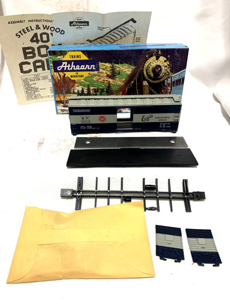 Bev-Bel Corp 1143-6 40' Boxcar HO Missouri Pacific Lines Eagle Merchandise DG453