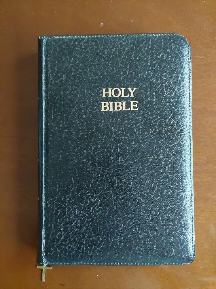 Vintage Holy Bible Red Letter Edition King James Version With Dictionary