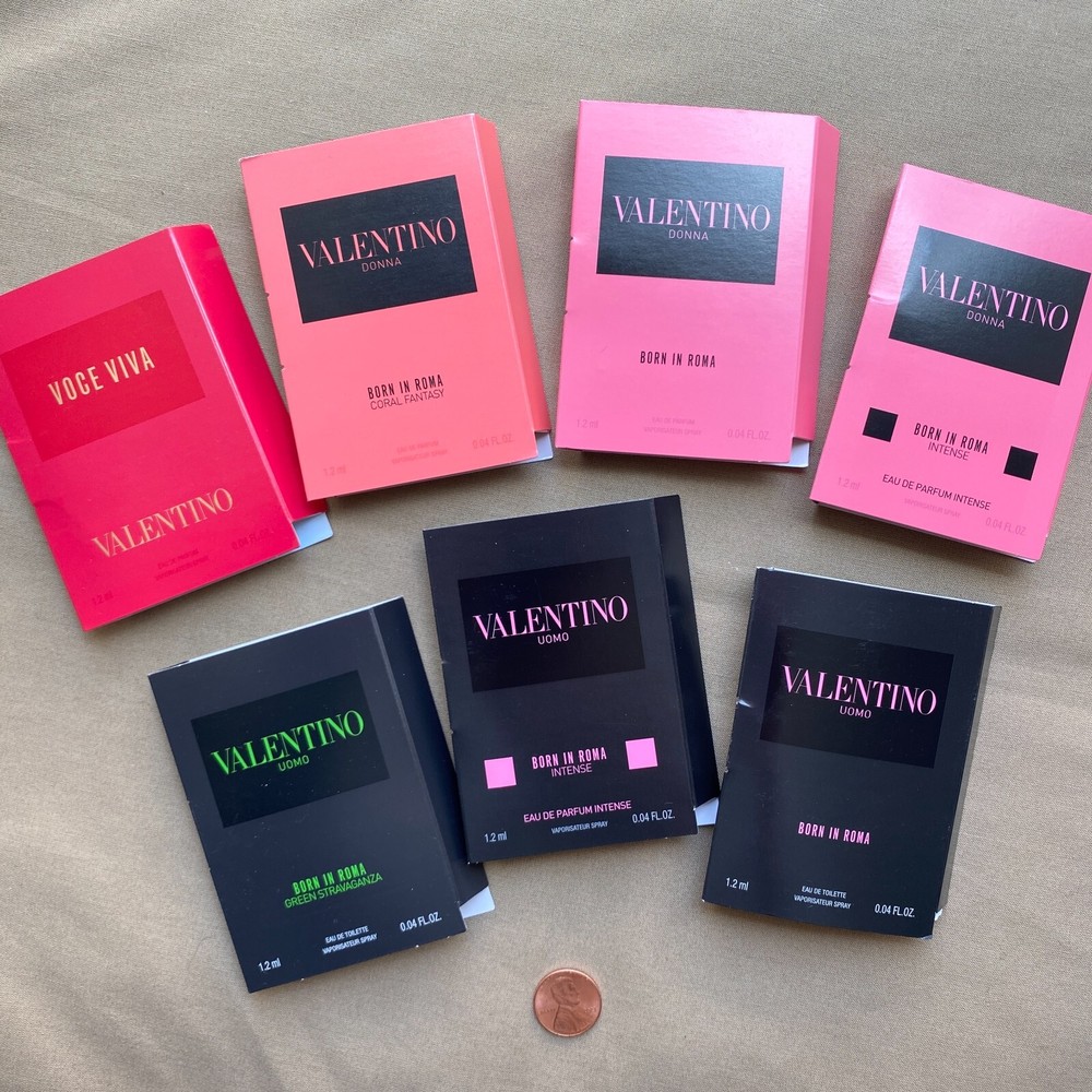 Valentino perfume samples - pick your scent with combined shipping options