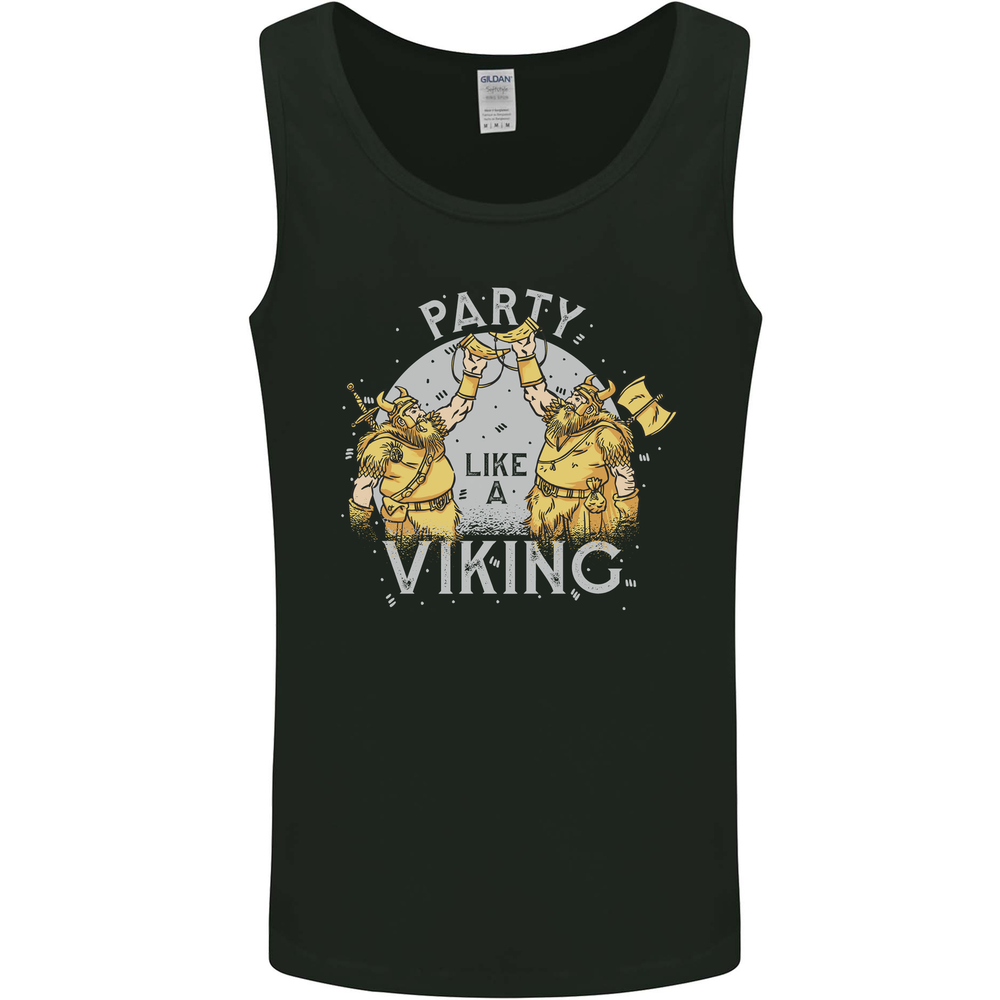 Party Like a Viking Thor Odin Valhalla Mens Vest Tank Top