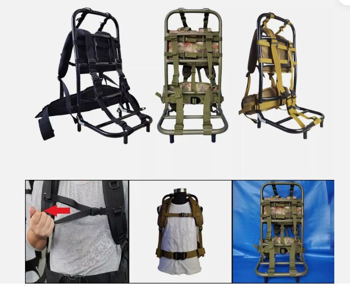 60kg Heavy-Duty Adjustable Backpack Frame for Camping and Climbing
