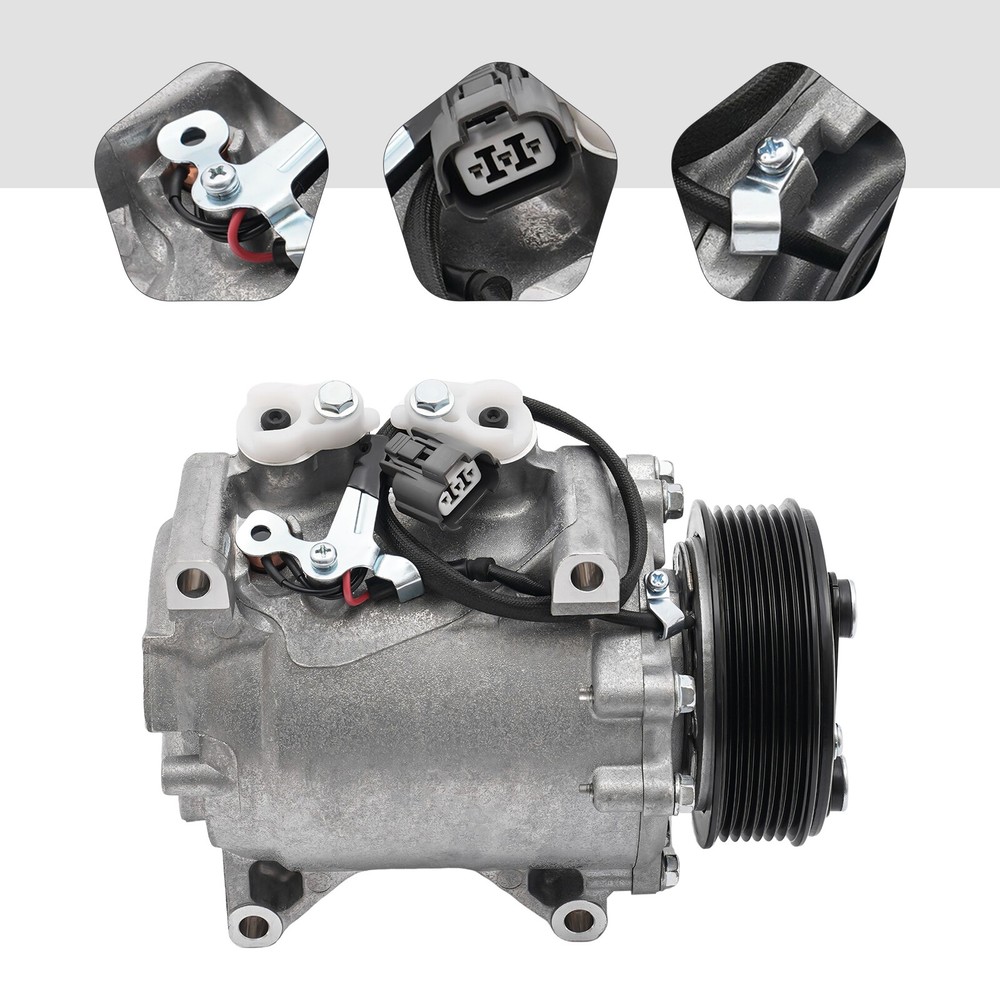 A/C Air Compressor with Clutch for 2004-2008 Acura TSX 2.4L