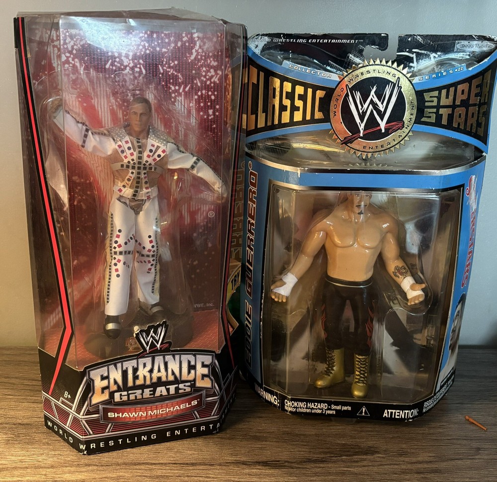 2010 Mattel WWE Entrance Greats Shawn Michaels Eddie Guerrero Superstar