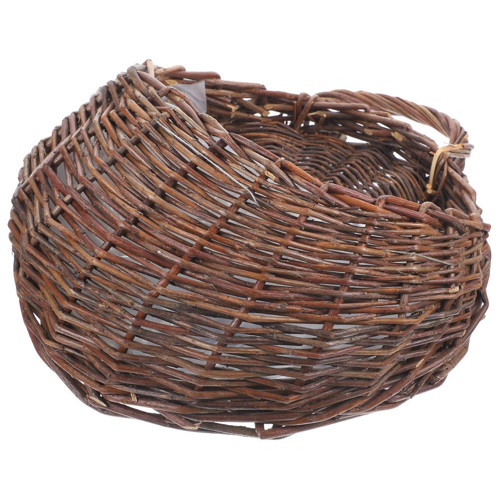Wicker Storage Basket Wall Hanging Flower Pot Woven Baskets