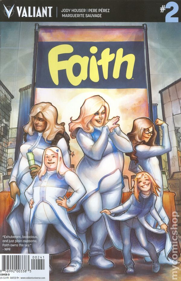 Faith #2D NM 2016 Faith 2nd Series Valiant Stock Image